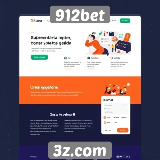 Experiência do usuário no design do site 912bet